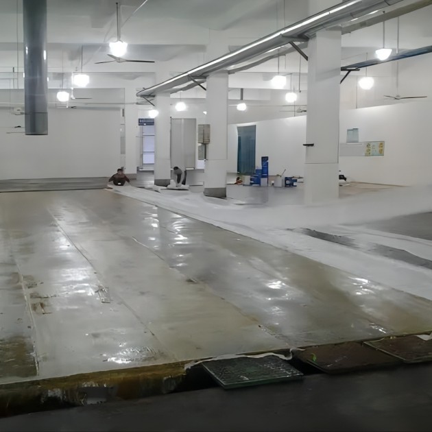 贺州防腐蚀地坪,环氧玻纤地坪，玻纤工业地坪，环氧玻纤布地坪,乙烯基玻纤布地坪产品图3